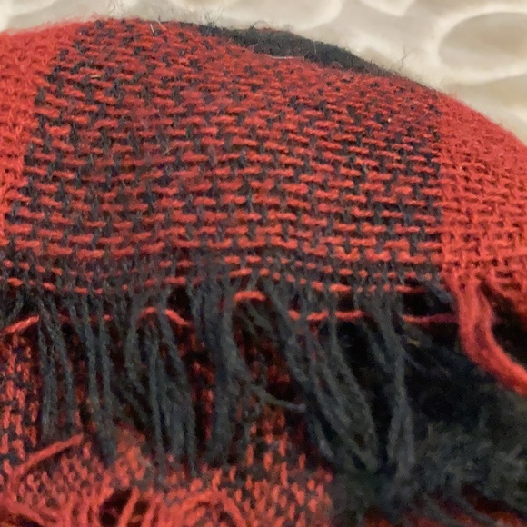 Funky Monkey Buffalo Plaid blanket scarf - Picture 5 of 8